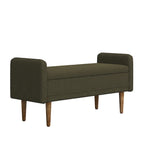 Modem Design Teddy Velvet Storage Stool,Bedroom Benches