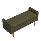 Modem Design Teddy Velvet Storage Stool,Bedroom Benches