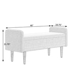 Modem Design Teddy Velvet Storage Stool,Bedroom Benches