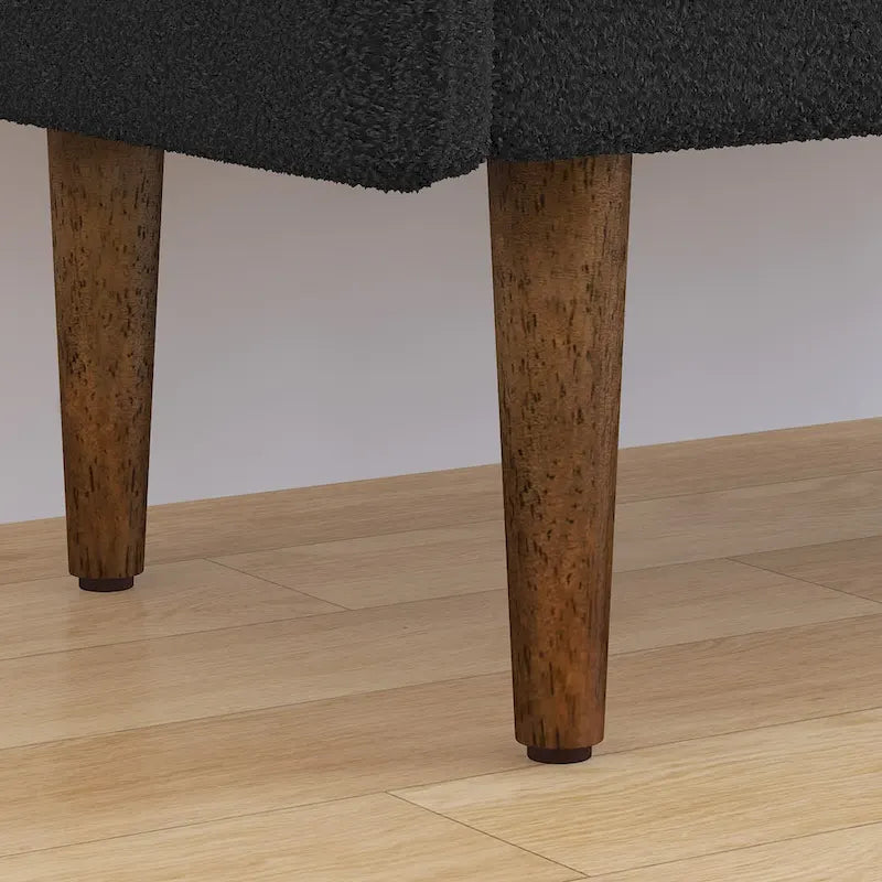 Modem Design Teddy Velvet Storage Stool,Bedroom Benches