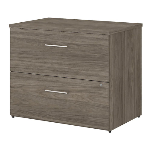 2-Drawer Locking Lateral File Cabinet – Legal/Letter/A4, Ball-Bearing Slides, 88 lb/Drawer