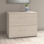 2-Drawer Locking Lateral File Cabinet – Legal/Letter/A4, Ball-Bearing Slides, 88 lb/Drawer