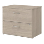 2-Drawer Locking Lateral File Cabinet – Legal/Letter/A4, Ball-Bearing Slides, 88 lb/Drawer