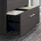 2-Drawer Locking Lateral File Cabinet – Legal/Letter/A4, Ball-Bearing Slides, 88 lb/Drawer