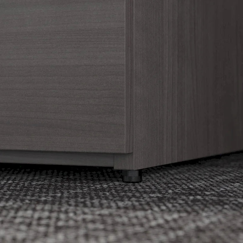 2-Drawer Locking Lateral File Cabinet – Legal/Letter/A4, Ball-Bearing Slides, 88 lb/Drawer