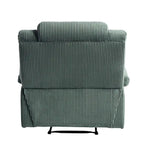 2 Set Modern Corduroy Manual Recliner Chair, Oversize Accent Chair Recliner with Wide Armrest