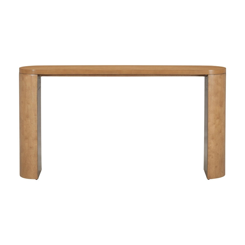 Simple Modern Style Multi-functional Use Porch Table with Semi-cylindrical Leg Design