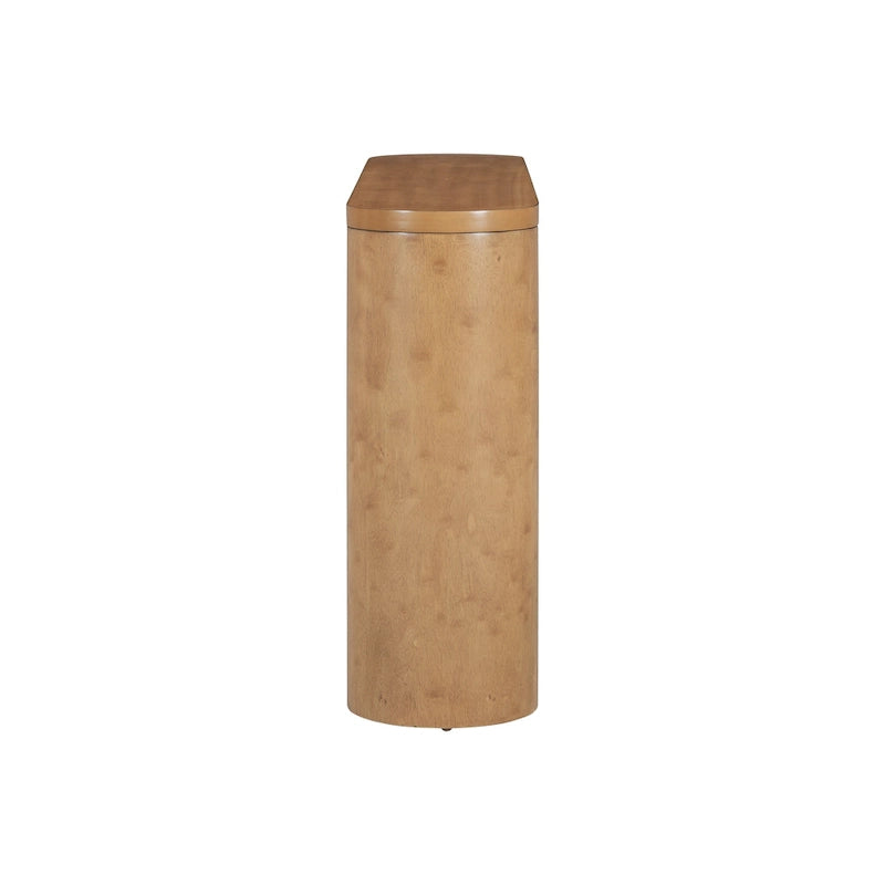 Simple Modern Style Multi-functional Use Porch Table with Semi-cylindrical Leg Design