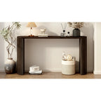 Simple Modern Style Multi-functional Use Porch Table with Semi-cylindrical Leg Design
