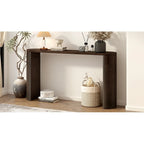 Simple Modern Style Multi-functional Use Porch Table with Semi-cylindrical Leg Design