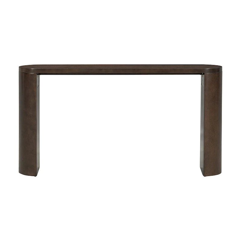 Simple Modern Style Multi-functional Use Porch Table with Semi-cylindrical Leg Design