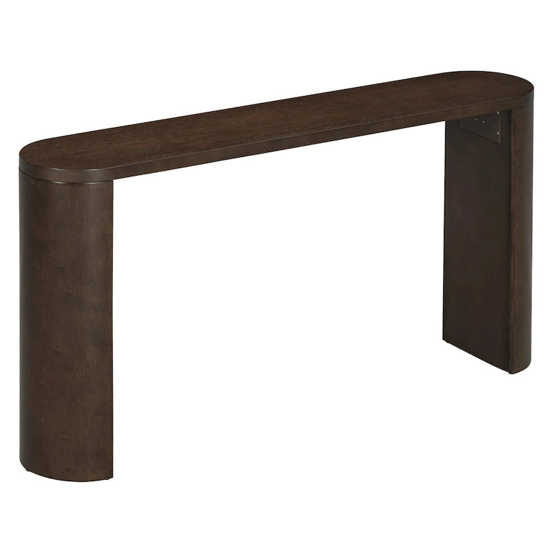 Simple Modern Style Multi-functional Use Porch Table with Semi-cylindrical Leg Design