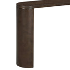 Simple Modern Style Multi-functional Use Porch Table with Semi-cylindrical Leg Design
