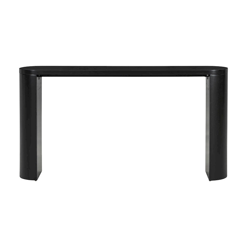 Simple Modern Style Multi-functional Use Porch Table with Semi-cylindrical Leg Design