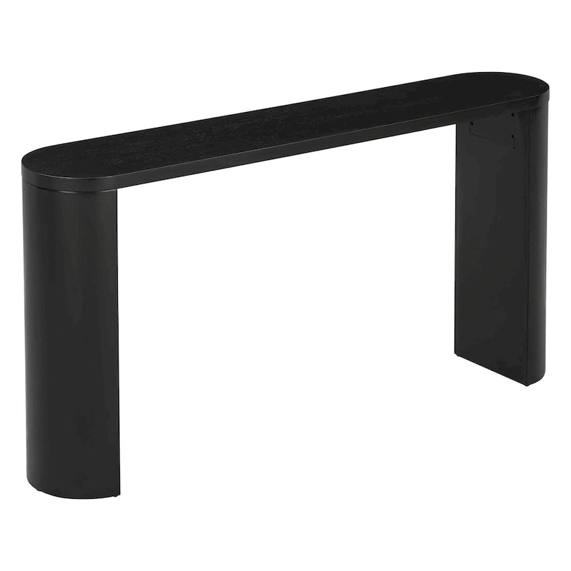 Simple Modern Style Multi-functional Use Porch Table with Semi-cylindrical Leg Design