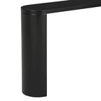 Simple Modern Style Multi-functional Use Porch Table with Semi-cylindrical Leg Design