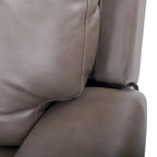 Top Grain Leather Power Reclining Loveseat – USB Charging, Adjustable Headrest & Lumbar