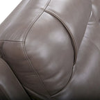 Top Grain Leather Power Reclining Loveseat – USB Charging, Adjustable Headrest & Lumbar