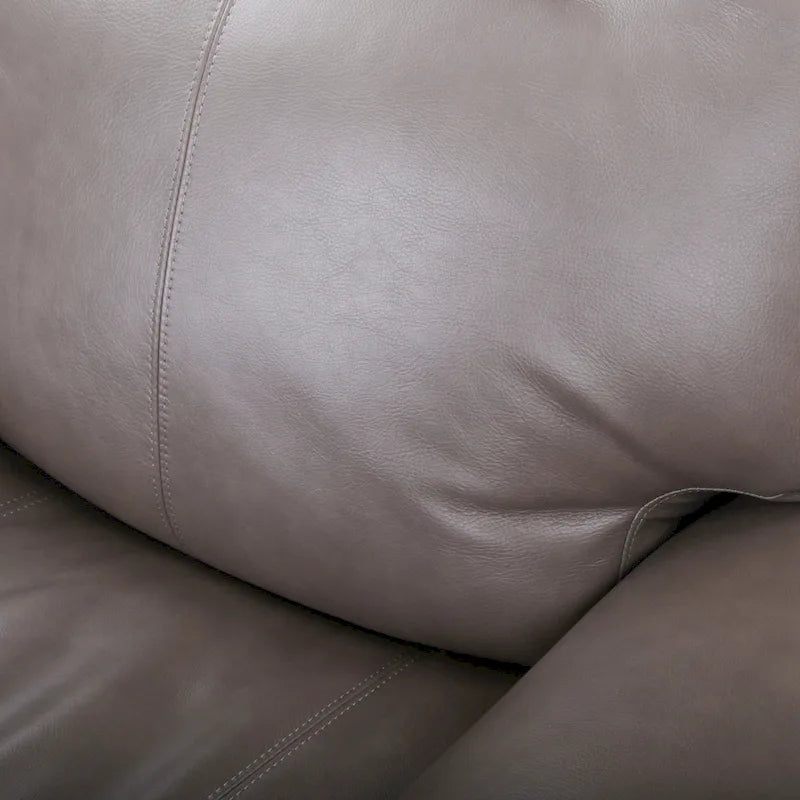 Top Grain Leather Power Reclining Loveseat – USB Charging, Adjustable Headrest & Lumbar