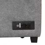 87.4 2 in 1 Pull Out Sleeper Sofa Bed L Shape Couch with Storage Ottoman