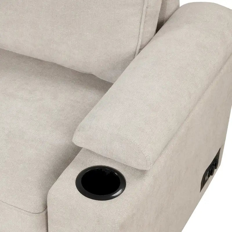 87.4 2 in 1 Pull Out Sleeper Sofa Bed L Shape Couch with Storage Ottoman