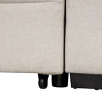 87.4 2 in 1 Pull Out Sleeper Sofa Bed L Shape Couch with Storage Ottoman