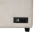 87.4 2 in 1 Pull Out Sleeper Sofa Bed L Shape Couch with Storage Ottoman