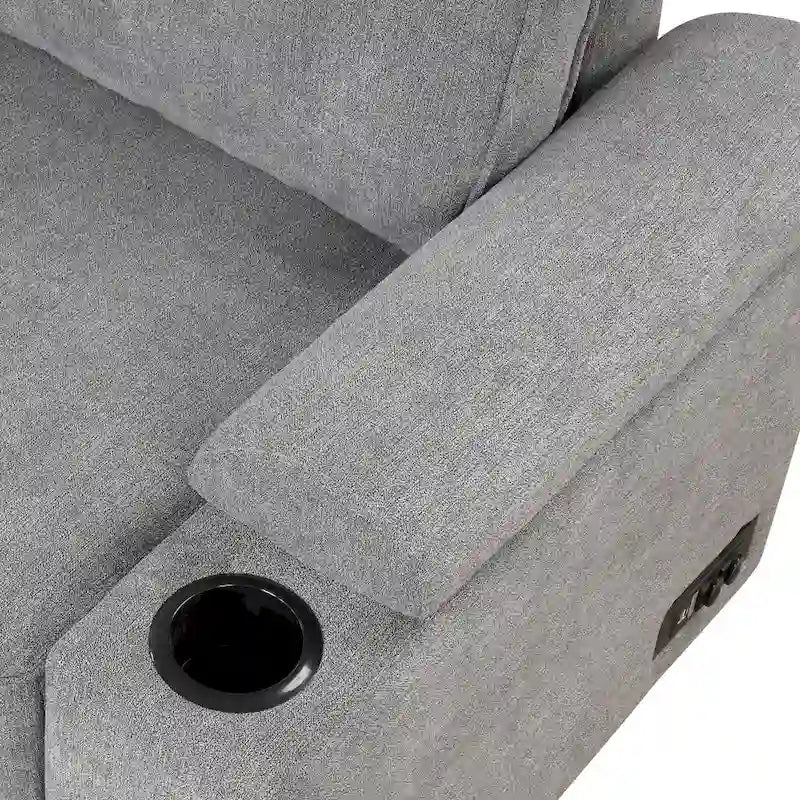 87.4 2 in 1 Pull Out Sleeper Sofa Bed L Shape Couch with Storage Ottoman