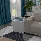 Modern Glam Square Nesting Coffee End Side Table for Living Room(Set of 2)