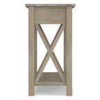 Solid Wood 47" Contemporary Console Sofa Table – 2 Drawers, Bottom Shelf
