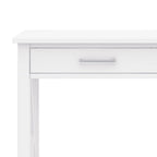 Solid Wood 47" Contemporary Console Sofa Table – 2 Drawers, Bottom Shelf