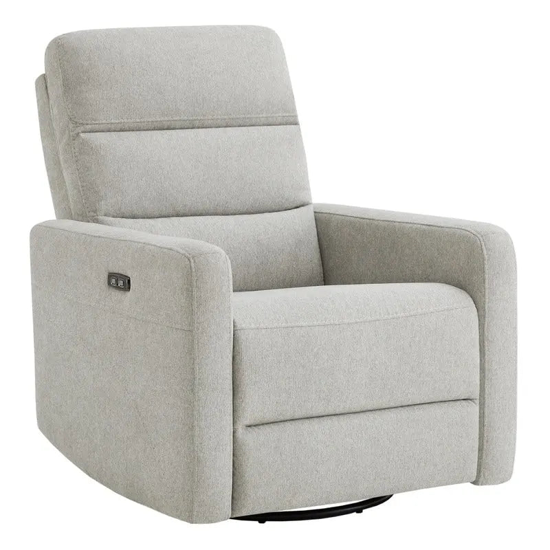 Power Swivel Recliner with Headrest & USB Charging Ports – 270° Swivel