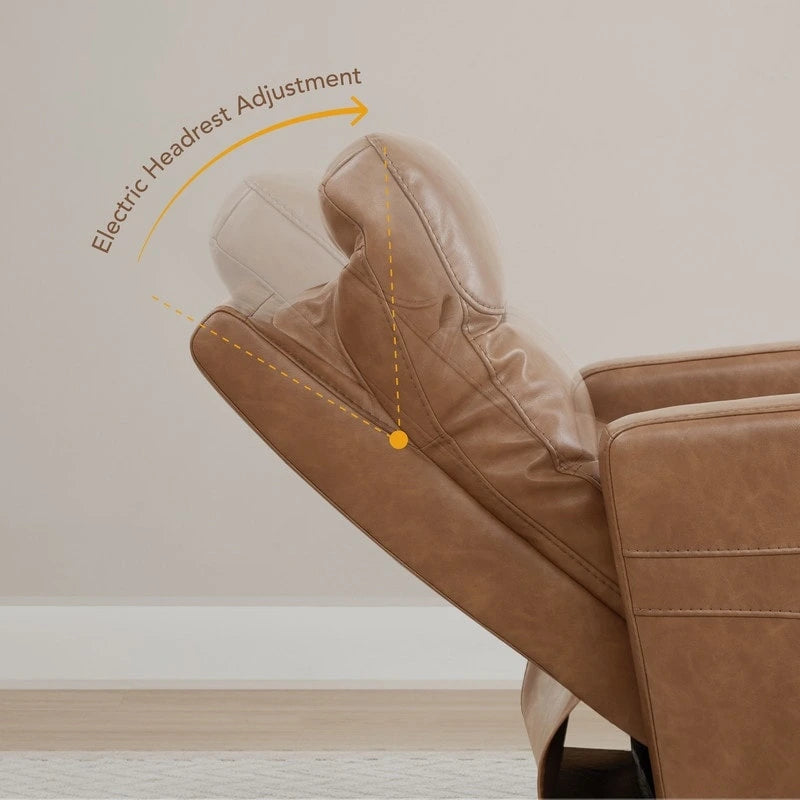 Power Swivel Recliner with Headrest & USB Charging Ports – 270° Swivel