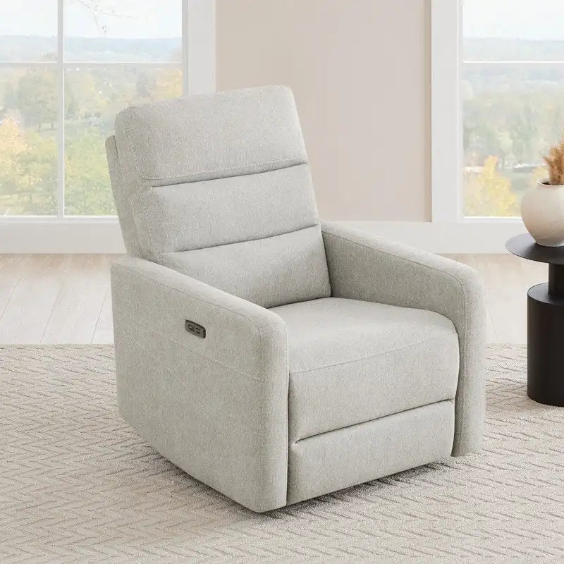 Power Swivel Recliner with Headrest & USB Charging Ports – 270° Swivel
