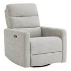 Power Swivel Recliner with Headrest & USB Charging Ports – 270° Swivel