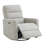 Power Swivel Recliner with Headrest & USB Charging Ports – 270° Swivel