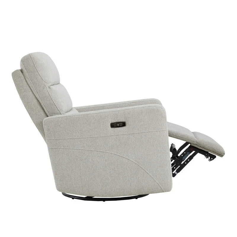 Power Swivel Recliner with Headrest & USB Charging Ports – 270° Swivel