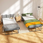 75x31 Rollaway Folding Guest Bed Twin Size with 5 Mattress