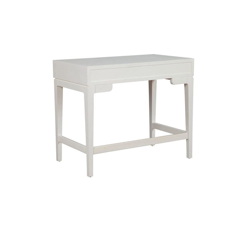 Compact Writing Desk with Dovetail Drawer & Felt Lining – 36"W, Multiple Colors