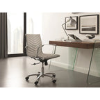 Modern Glass Top Office Desk – 2 Soft-Close Drawers, Commercial-Grade, Easy Assembly