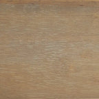 47" Round Farmhouse Dining Table with Pedestal Base – Natural Finish