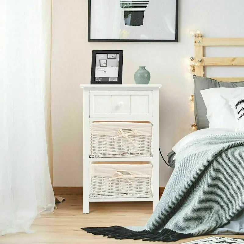 Oversized Chenille Convertible Chair Bed with Ottoman, Storage & USB Charging