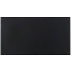 Mid-Century Modern Rectangular Coffee Table – 43"W, Vintage Black Metal Legs