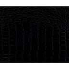 Black LED Faux Leather Tufted Bed with Mirrored Headboard & Crystal Accents