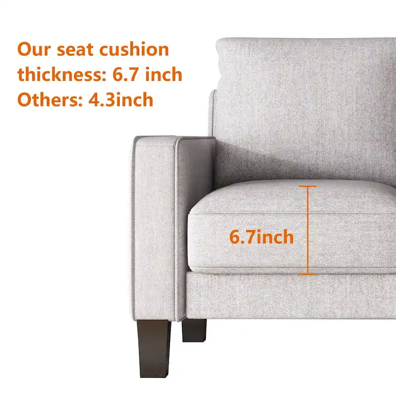 Modern Living Room Furniture Loveseat