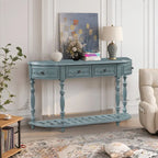 Modern Console Table with 4 Drawers and 1 Shelf