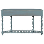 Modern Console Table with 4 Drawers and 1 Shelf