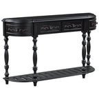 Modern Console Table with 4 Drawers and 1 Shelf