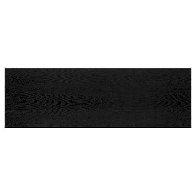 47" Rectangular Coffee Table – Black Grain / Antiqued Gray Oak / Alder White, Steel Frame, 1-Piece