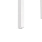 Set of 2, Modern Tempered Glass Tea Table Coffee Table End Table, Square Table for Living Room, Black